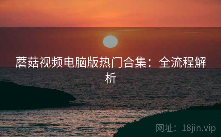 蘑菇视频电脑版热门合集：全流程解析