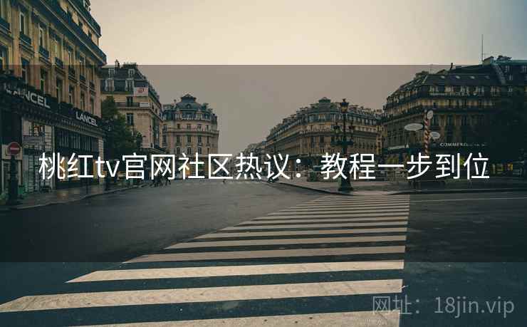 桃红tv官网社区热议：教程一步到位