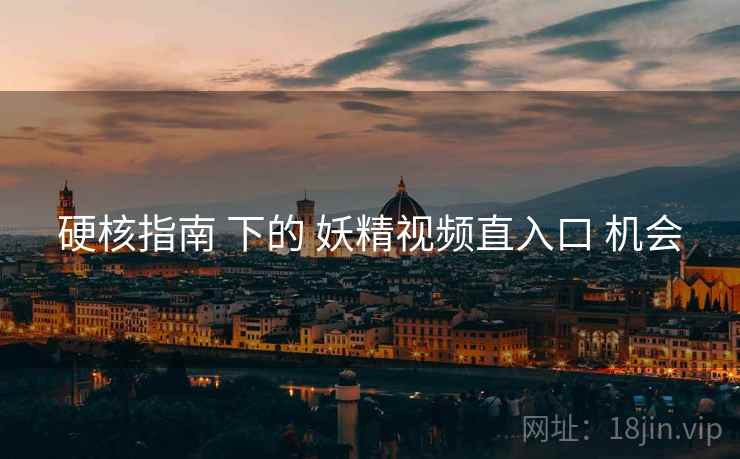 硬核指南 下的 妖精视频直入口 机会