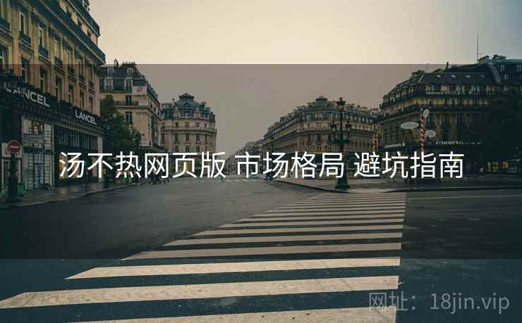 汤不热网页版 市场格局 避坑指南