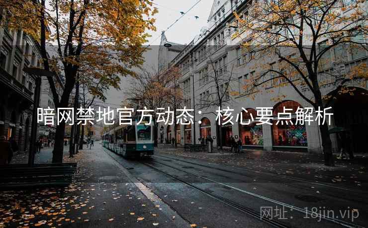 暗网禁地官方动态：核心要点解析