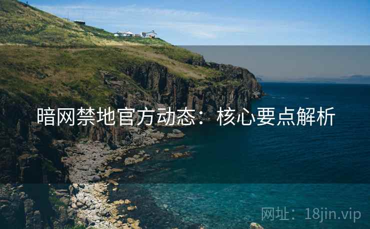 暗网禁地官方动态：核心要点解析