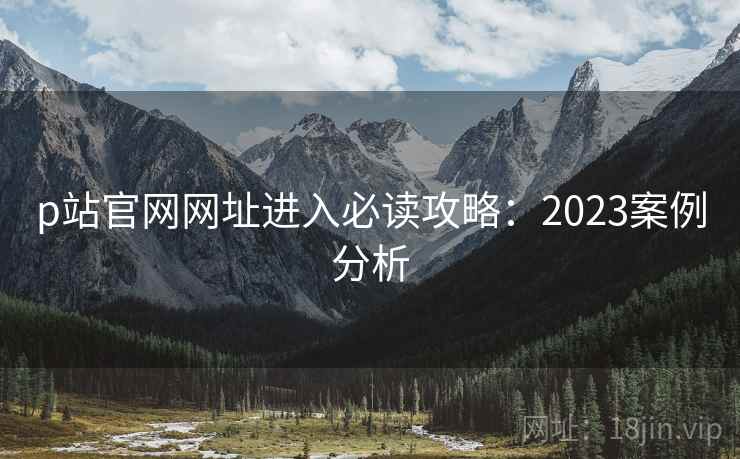 p站官网网址进入必读攻略：2023案例分析