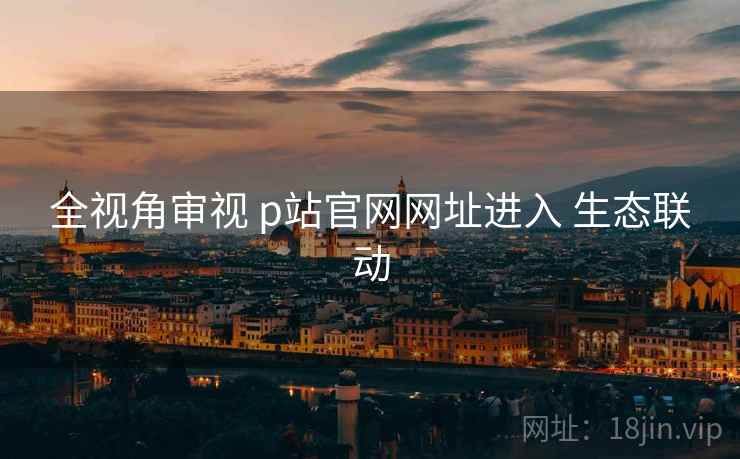 全视角审视 p站官网网址进入 生态联动