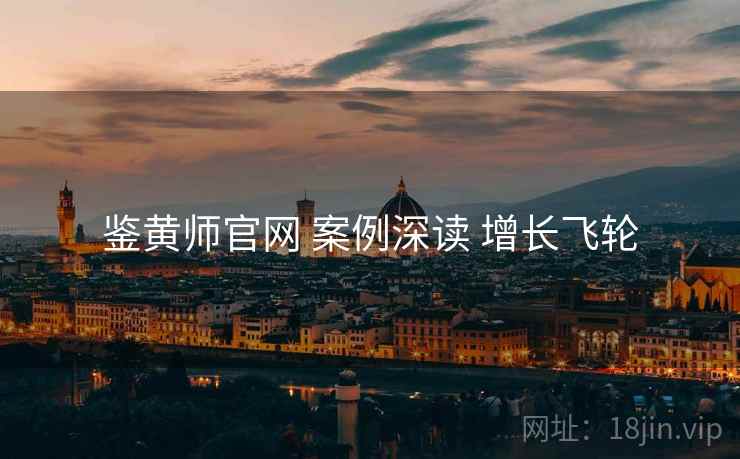 鉴黄师官网 案例深读 增长飞轮
