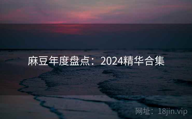 麻豆年度盘点：2024精华合集