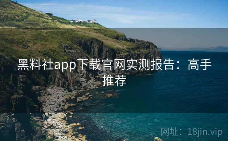 黑料社app下载官网实测报告：高手推荐