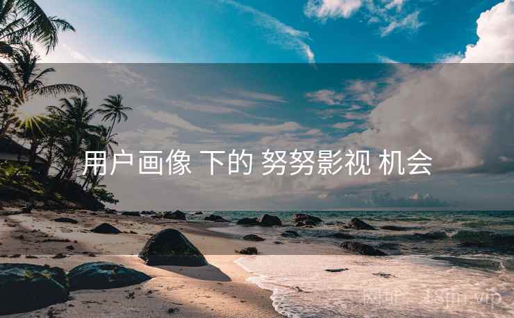 用户画像 下的 努努影视 机会