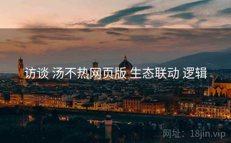 访谈 汤不热网页版 生态联动 逻辑
